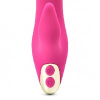 Vibrator w/9 Sucking Functions 9 Vibrating Speeds Rechargeable Pink